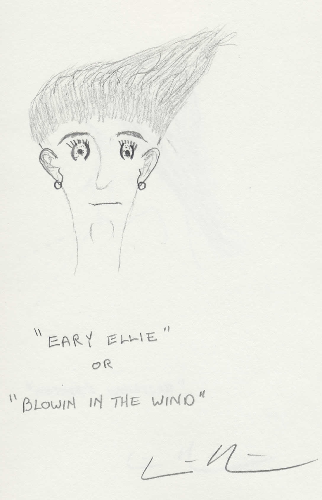 Eary Ellie Drawing